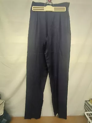 Amanda Smith PURE SILK PANTS WOMEN SIZE 6 Navy WOMEN'S DRESS PANTS • $15