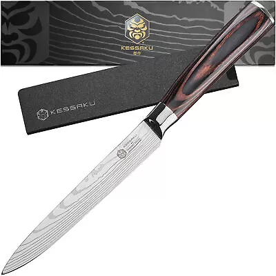 Kessaku 5.5  Utility Knife - Samurai Series - High Carbon Stainless Steel • $19.99