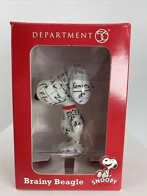 Dept 56 Snoopy By Design Brainy Beagle Figurine • $53.10