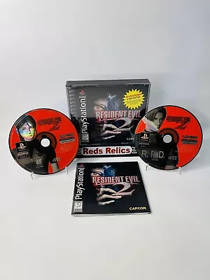 Resident Evil 2 CIB W/ Reg Card Black Label PS1 Playstation *NEAR PERFECT MINTY* • $94.95