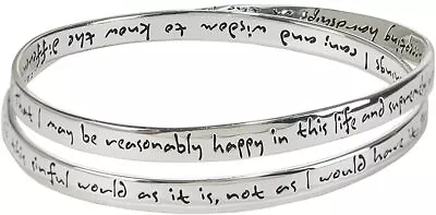 Double Mobius Bracelet - Complete Serenity Prayer 35-4405 New • $37.50