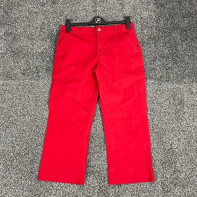 Helly Hansen Cropped Red Trousers Women's Size M • £19.99