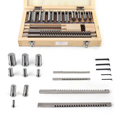 18* HSS Keyway Broach Set Inch Size Broaches Bushings Shim CNC Metalworking Set • $189.05