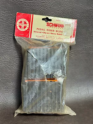 Vintage Schwinn Bike Bicycle Part Pedal Riser Blocks Wood & Rubber New Old Stock • $5