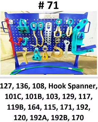 Set#71 - 18 Piece Heavy Duty Auto Body Frame Machine Pulling Tools & Clamps Set  • $299