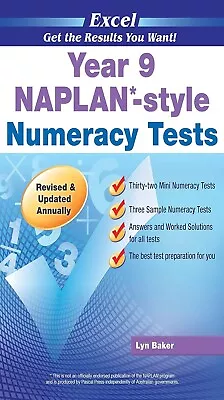 Excel Naplan*-Style Numeracy Tests Year 9 • $19.15