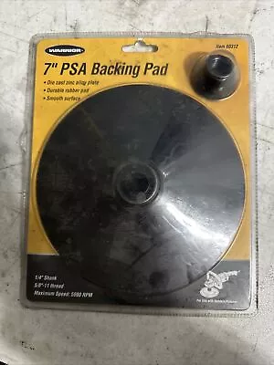 Warrior 7” PSA Backing Pad New  • $15