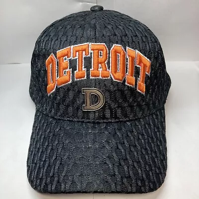 Detroit Tigers Orange/Black Raised Embroidered Letters Mesh Strapback Hat Cap • $5.99