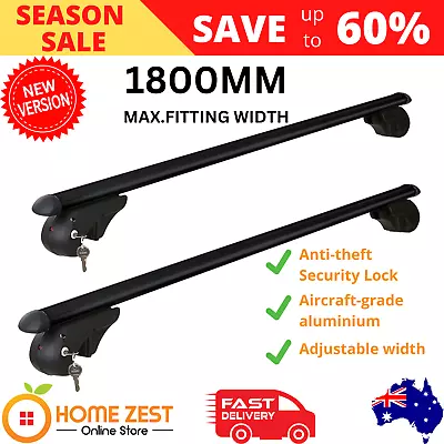 $114.97 • Buy Roof Racks Black (Pair) | For Holden Captiva 5 & 7 Car Top Universal Cross Bars