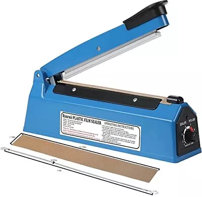 8 Inch Impulse Bag Sealer.200mm Impulse Manual Sealer Heat Sealing Machine With  • $28.32