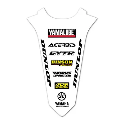 2015-2021 Yamaha Yz125 Yz250 White Rear Fender Laminated Motocross Graphics Mx • $22.65