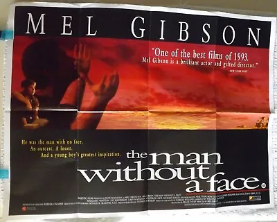 The Man Without A Face  Mel Gibson Original Quad Cinema Poster • $9.94