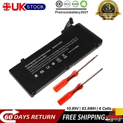 Battery A1322 For Apple MacBook Pro 13  A1278 Mid 2009 -2012 Late 2011 • £19.99