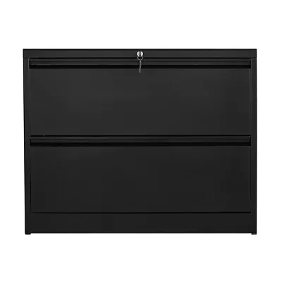 Metal Lateral File Cabinet Steel Storage Office Filling Cabinets With 2-4 Drawer • $185.99