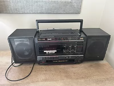 JVC PC-V33 Boombox AM/FM Cassette Player 3D Hyper Bass • $59.95