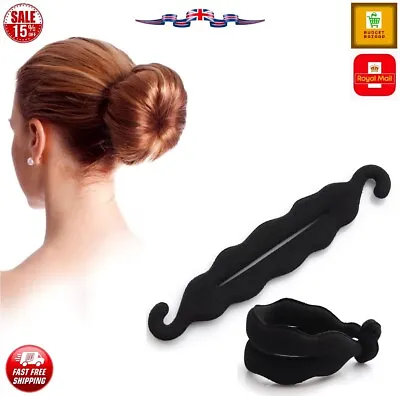FRENCH HAIR BRAIDING TOOL Bun Maker Roller Hook Easy Plait Twist Styling Magic  • £2.95