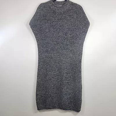 $23.79 • Buy Athleta Women Large Tall Sweater Dress Knit Pullover Gray Athleisure Activewear