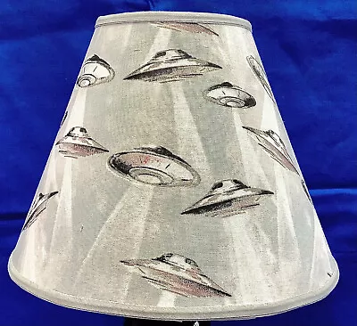 UFO Saucer Spaceship Alien Space Lampshade Handmade Lamp Shade • $30.99