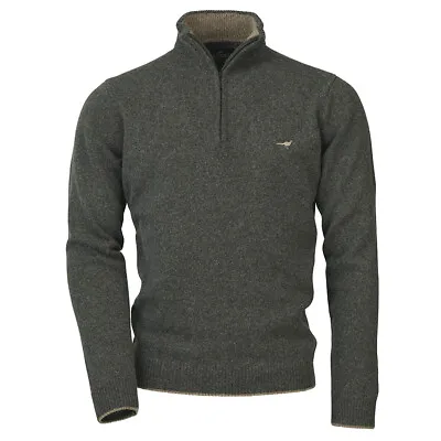 Laksen Brompton Zip Neck Jumper • £99