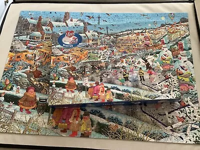 Mike Jupp I Love Winter Jigsaw 1000 Pieces Used Complete • £6.25