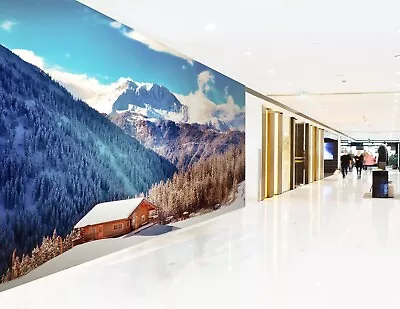 3D Winter Mountain 8590 Wallpaper Mural Wall Print Wall Wallpaper Murals US Coco • $64.99