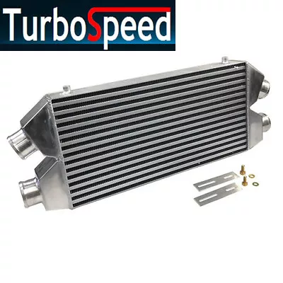 Universal Aluminum Front Mount Twin Turbo Bar&Plate Intercooler 32 X12 X3  FMIC • $129.98