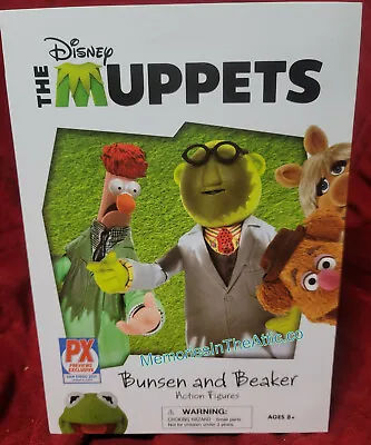 NEW Muppets Diamond SDCC 2021 Lab Accident Bunsen Beaker Action Figure Set Comic • $22.99