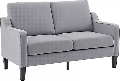 VINGLI 53  LoveseatMid Century Modern Love SeatSmall Sofa Couch For Small Spac • $227.47