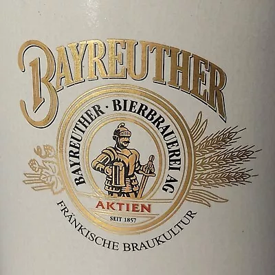 Atkien Bayreuther Glass Ceramic German Beer Stein • $28.02