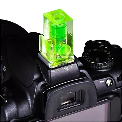Two Axis Hot Shoe Spirit Bubble Level For Camera Canon/Nikon/Sony/Olympus USA • $9.05