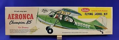 Vintage Balsa Wood Flying Model Airplane Kit Guillow's Aeronca Champion 85 #4801 • $29.99