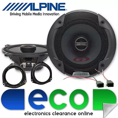 Vauxhall Corsa B Alpine 400 Watts 13cm Front Door 2 Way Car Speakers • £79.95