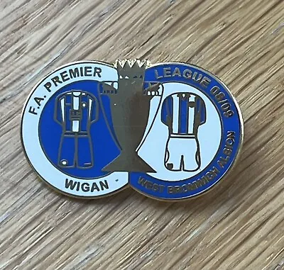 WIGAN V WEST BROMWICH ALBION FA Premier League BADGE 2008/09 FAB CONDITION • £4.99