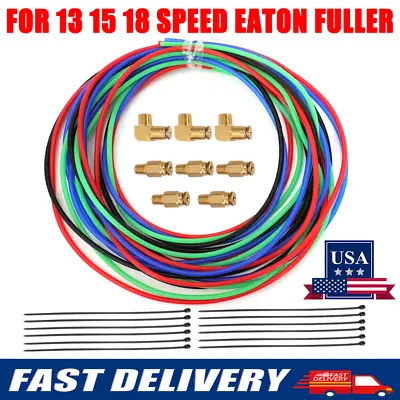 For 13 15 18 Speed Eaton Fuller Transmission & (4 Line) Air Line Kit Shift Knob • $20.59