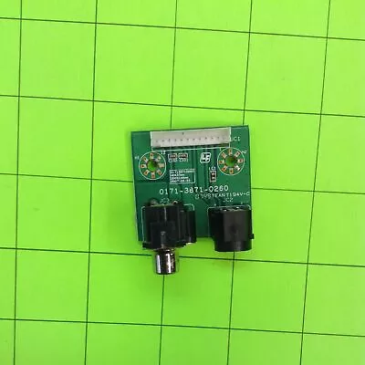 Vizio VP50 HDTV20A Plasma Television Port Jack IO Board 0171-3871-0260 LF • $10.25