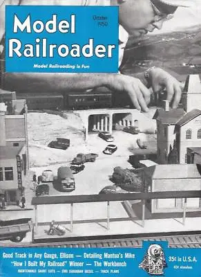 Model Railroader Sept.1950 Steel Mill Pikesville Culvert Articulated Signals • $14.95