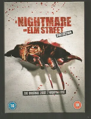 A Nightmare On Elm Street - The 8-disc Collection - Uk Region 2 Dvd Set • £12.99