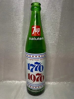 1975  7up Bottle Vintage Bicentennial-rare! 1776-1976-liberty Bell-commemorative • $6.99