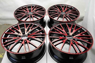 18 Wheels Black Red Rims 5x114.3 Acura MDX Ford Mustang Honda Accord Lexus IS250 • $789