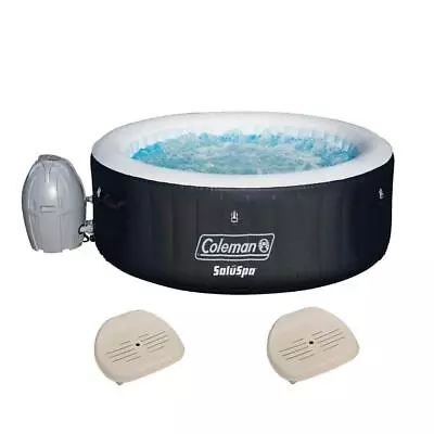 Bestway Hot Tub 4Person Inflatable Outdoor Spa 2Slip Resistant Seat+2Side Handle • $725.36