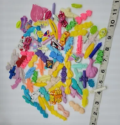 Mixed Lot Of Children's Vintage Plastic Snap Tight Hair Barrettes Clips • $25