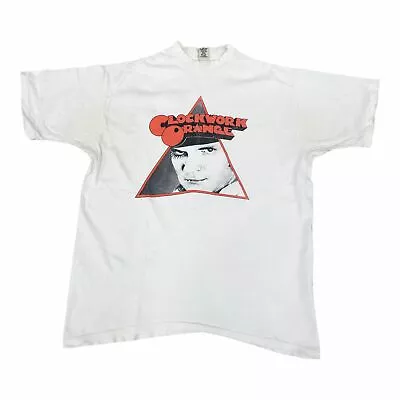 Vintage A CLOCKWORK ORANGE T Shirt XL | Single Stitch Stanley Kubrick Movie  • $293.58