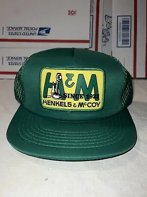 Vintage Henkels & Mccoy Inc Since 1922 Hat Mesh Truckers Baseball Cap New!! • $26.99