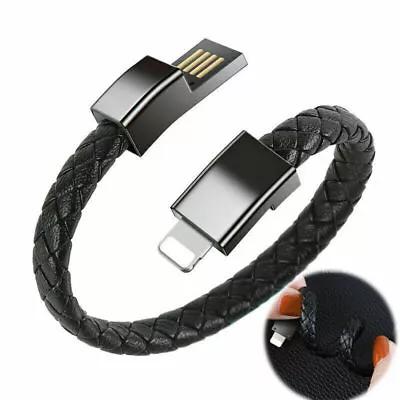 USB Fast Charge For IPhone Type C Micro Bracelet Leather USB Lead Charger Cable • $9.43