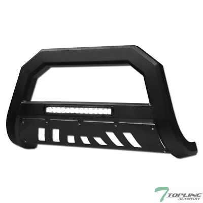 Topline For 2005/2006-2010 Hummer H3 AVT Aluminum LED Bull Bar Guard - Matte Blk • $215