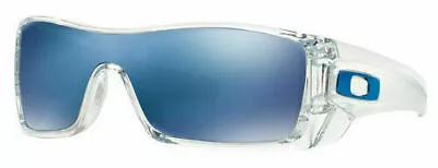 NEW OAKLEY Batwolf Polished Clear Ice Iridium SUNGLASSES OO9101-07 MADE In USA • $179.98