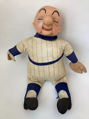 Vintage Mr Magoo Baseball Player Large 28” Doll 1967 Store Display GE Light Bulb • $69.99