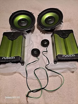 Fusion 5.25  180 Watt Car Door Speakers With Matching Cross-overs And Tweeters • £49.99