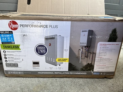 $884.95 • Buy Rheem  Outdoor Tankless Water Heater  8.4 GPM Natural Gas ECO180XLN3-1