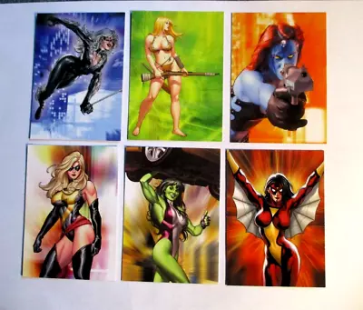 2008 Marvel Women Of Marvel Embossed Card Lot • $13.13